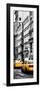 Vertical Panoramic - Door Posters - NYC Yellow Taxis / Cabs on Broadway Avenue in Manhattan-Philippe Hugonnard-Framed Photographic Print