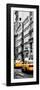 Vertical Panoramic - Door Posters - NYC Yellow Taxis / Cabs on Broadway Avenue in Manhattan-Philippe Hugonnard-Framed Photographic Print