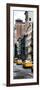 Vertical Panoramic - Door Posters - NYC Yellow Taxis / Cabs on Broadway Avenue in Manhattan-Philippe Hugonnard-Framed Photographic Print