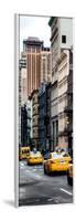 Vertical Panoramic - Door Posters - NYC Yellow Taxis / Cabs on Broadway Avenue in Manhattan-Philippe Hugonnard-Framed Photographic Print