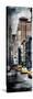 Vertical Panoramic - Door Posters - NYC Yellow Taxis / Cabs on Broadway Avenue in Manhattan-Philippe Hugonnard-Stretched Canvas