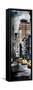 Vertical Panoramic - Door Posters - NYC Yellow Taxis / Cabs on Broadway Avenue in Manhattan-Philippe Hugonnard-Framed Stretched Canvas