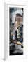 Vertical Panoramic - Door Posters - NYC Yellow Taxis / Cabs on Broadway Avenue in Manhattan-Philippe Hugonnard-Framed Photographic Print