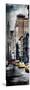 Vertical Panoramic - Door Posters - NYC Yellow Taxis / Cabs on Broadway Avenue in Manhattan-Philippe Hugonnard-Mounted Photographic Print