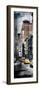 Vertical Panoramic - Door Posters - NYC Yellow Taxis / Cabs on Broadway Avenue in Manhattan-Philippe Hugonnard-Framed Photographic Print