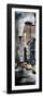 Vertical Panoramic - Door Posters - NYC Yellow Taxis / Cabs on Broadway Avenue in Manhattan-Philippe Hugonnard-Framed Photographic Print