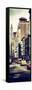 Vertical Panoramic - Door Posters - NYC Yellow Taxis / Cabs on Broadway Avenue in Manhattan-Philippe Hugonnard-Framed Stretched Canvas