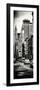 Vertical Panoramic - Door Posters - NYC Yellow Taxis / Cabs on Broadway Avenue in Manhattan-Philippe Hugonnard-Framed Photographic Print