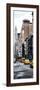 Vertical Panoramic - Door Posters - NYC Yellow Taxis / Cabs on Broadway Avenue in Manhattan-Philippe Hugonnard-Framed Photographic Print