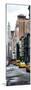 Vertical Panoramic - Door Posters - NYC Yellow Taxis / Cabs on Broadway Avenue in Manhattan-Philippe Hugonnard-Mounted Photographic Print