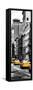 Vertical Panoramic - Door Posters - NYC Yellow Taxis / Cabs on Broadway Avenue in Manhattan-Philippe Hugonnard-Framed Stretched Canvas