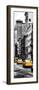 Vertical Panoramic - Door Posters - NYC Yellow Taxis / Cabs on Broadway Avenue in Manhattan-Philippe Hugonnard-Framed Photographic Print