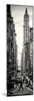 Vertical Panoramic - Door Posters - Urban Street Scene in Broadway at Sunset - Manhattan-Philippe Hugonnard-Mounted Photographic Print