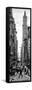 Vertical Panoramic - Door Posters - Urban Street Scene in Broadway at Sunset - Manhattan-Philippe Hugonnard-Framed Stretched Canvas