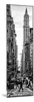 Vertical Panoramic - Door Posters - Urban Street Scene in Broadway at Sunset - Manhattan-Philippe Hugonnard-Mounted Photographic Print