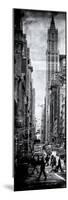 Vertical Panoramic - Door Posters - Urban Street Scene in Broadway at Sunset - Manhattan-Philippe Hugonnard-Mounted Photographic Print