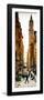 Vertical Panoramic - Door Posters - Urban Street Scene in Broadway at Sunset - Manhattan-Philippe Hugonnard-Framed Photographic Print