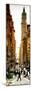 Vertical Panoramic - Door Posters - Urban Street Scene in Broadway at Sunset - Manhattan-Philippe Hugonnard-Mounted Photographic Print