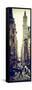 Vertical Panoramic - Door Posters - Urban Street Scene in Broadway at Sunset - Manhattan-Philippe Hugonnard-Framed Stretched Canvas