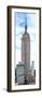 Vertical Panoramic, Empire State Building, Manhattan, New York -United States-Philippe Hugonnard-Framed Photographic Print