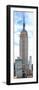 Vertical Panoramic, Empire State Building, Manhattan, New York -United States-Philippe Hugonnard-Framed Photographic Print