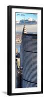 Vertical Panoramic Landscape, Metlife Building and Tof of Chrysler Building, Manhattan, NYC, US-Philippe Hugonnard-Framed Photographic Print