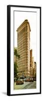 Vertical Panoramic of Flatiron Building and 5th Ave, Manhattan, Sunset, New York City, US-Philippe Hugonnard-Framed Photographic Print