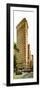 Vertical Panoramic of Flatiron Building and 5th Ave, Manhattan, Sunset, New York City, US-Philippe Hugonnard-Framed Photographic Print