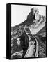 Vertical Section of Great Wall of China-Bettmann-Framed Stretched Canvas