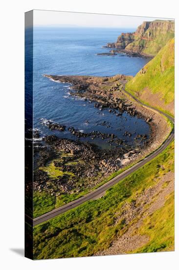 Vertical Shot of Giant's Causeway Cliffs-CaptBlack76-Stretched Canvas