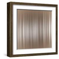 Vertical Strip Neutral Background Illustration-Elen33-Framed Art Print