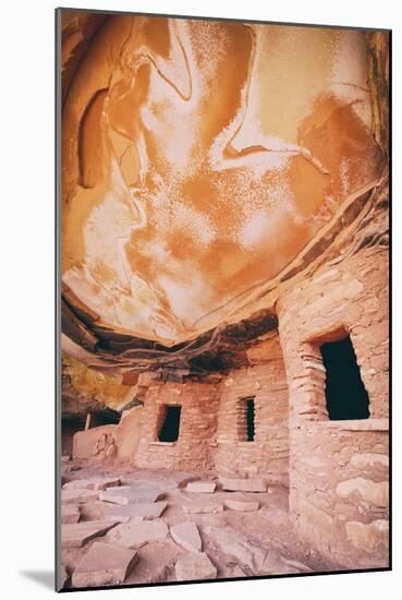 Vertical View at Fallen Roof Ruins, Anasazi, Southern Utah-Vincent James-Mounted Photographic Print