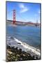 Vertical View of Famous Golden Gate Bridge-prochasson-Mounted Photographic Print