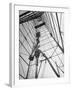 Vertical View of Oil Rig Showing "Kelly" with Mud Hose on Right-null-Framed Photographic Print