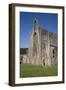 Vertical view of West front and South west corner of Tintern Abbey, Monmouthshire, Wales-Julian Pottage-Framed Photographic Print