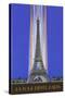 Vertically Lit Eiffel Tower-null-Stretched Canvas