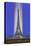 Vertically Lit Eiffel Tower-null-Stretched Canvas