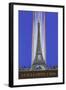 Vertically Lit Eiffel Tower-null-Framed Art Print