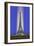 Vertically Lit Eiffel Tower-null-Framed Art Print