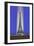 Vertically Lit Eiffel Tower-null-Framed Art Print