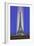 Vertically Lit Eiffel Tower-null-Framed Art Print