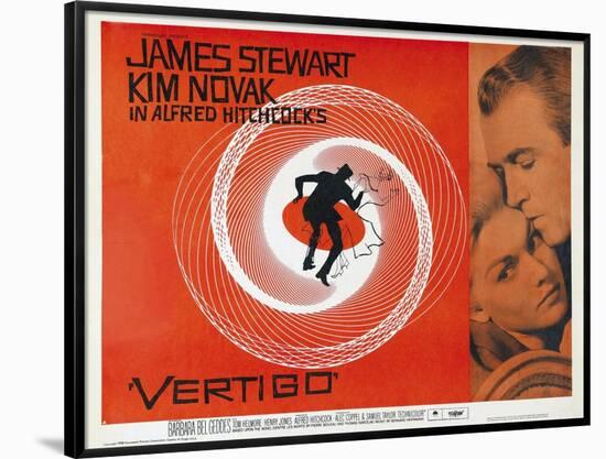 Vertigo [1958], Directed by Alfred Hitchcock.-null-Framed Poster