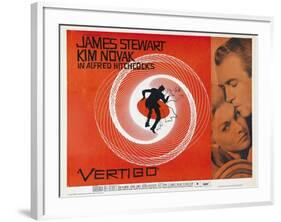 Vertigo [1958], Directed by Alfred Hitchcock.-null-Framed Poster