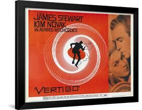 Vertigo [1958], Directed by Alfred Hitchcock.-null-Framed Poster