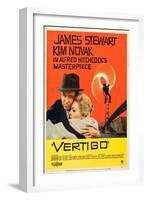 Vertigo, James Stewart, Kim Novak, 1958-null-Framed Art Print