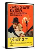 Vertigo, James Stewart, Kim Novak, 1958-null-Framed Stretched Canvas