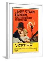 Vertigo, James Stewart, Kim Novak, 1958-null-Framed Art Print