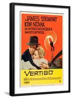 Vertigo, James Stewart, Kim Novak, 1958-null-Framed Art Print