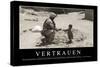 Vertrauen: Motivationsposter Mit Inspirierendem Zitat-null-Stretched Canvas