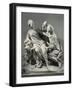 Vertumno and Pomona-Jean-Baptiste Lemoyne Younger-Framed Giclee Print